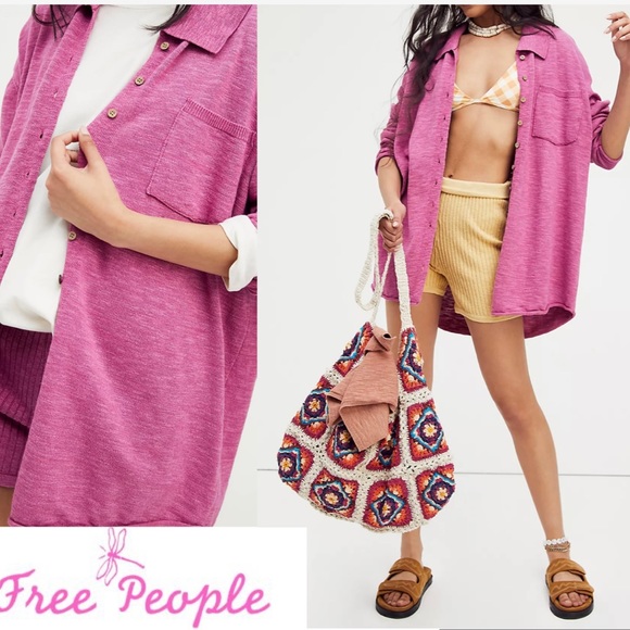 Free People Sweaters - Free People Oversized Beach Cardigan